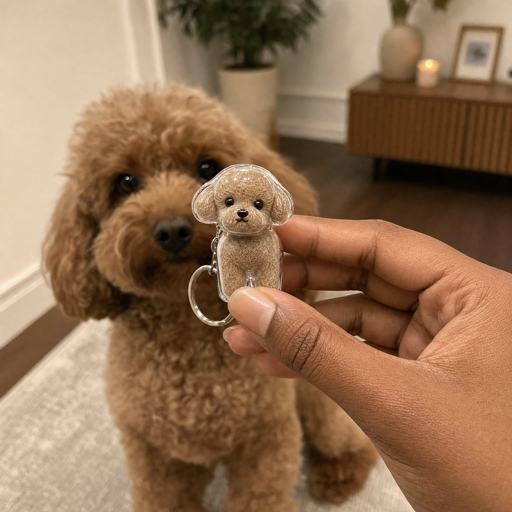 Furever With You - Pet Fur Keychain
